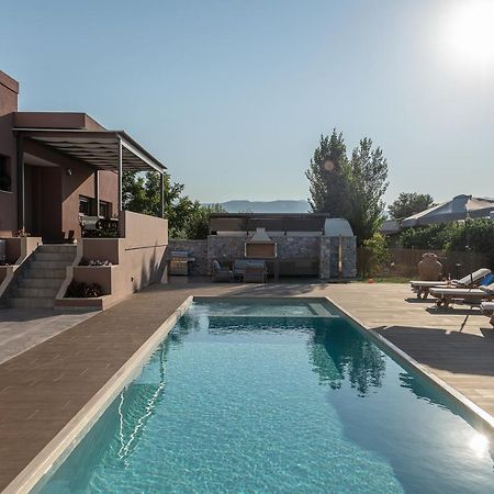 Villa Enny, 3 Bd With Private Heated Pool Agia  Exteriör bild