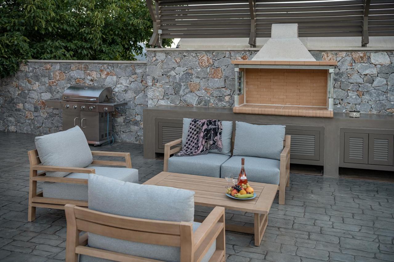 Villa Enny, 3 Bd With Private Heated Pool Agia  Exteriör bild